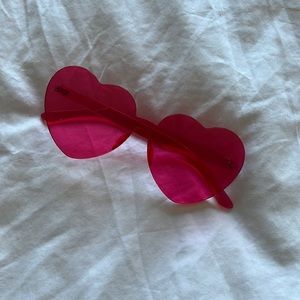 Pink Heart Glasses